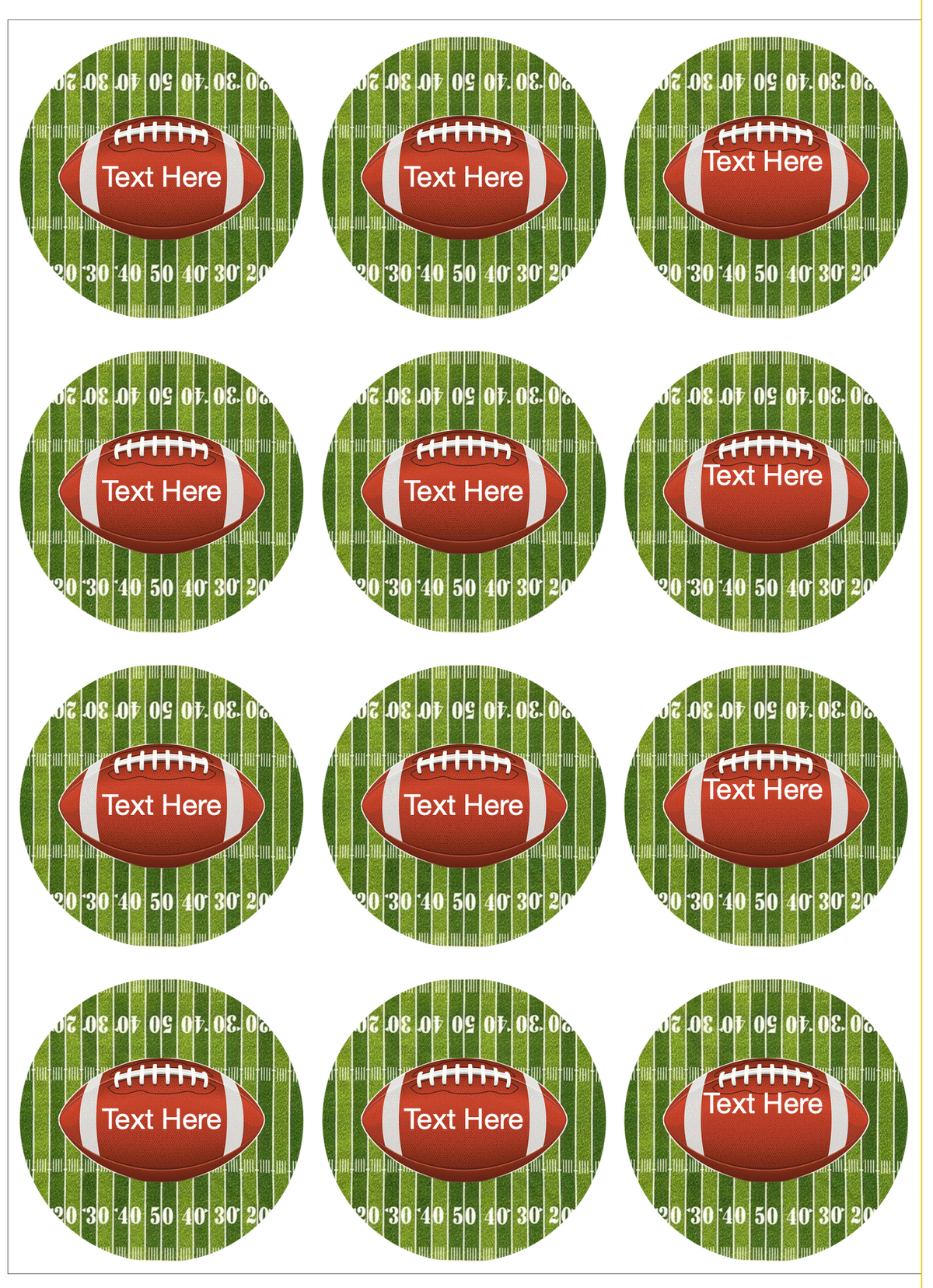 Sports theme toppers